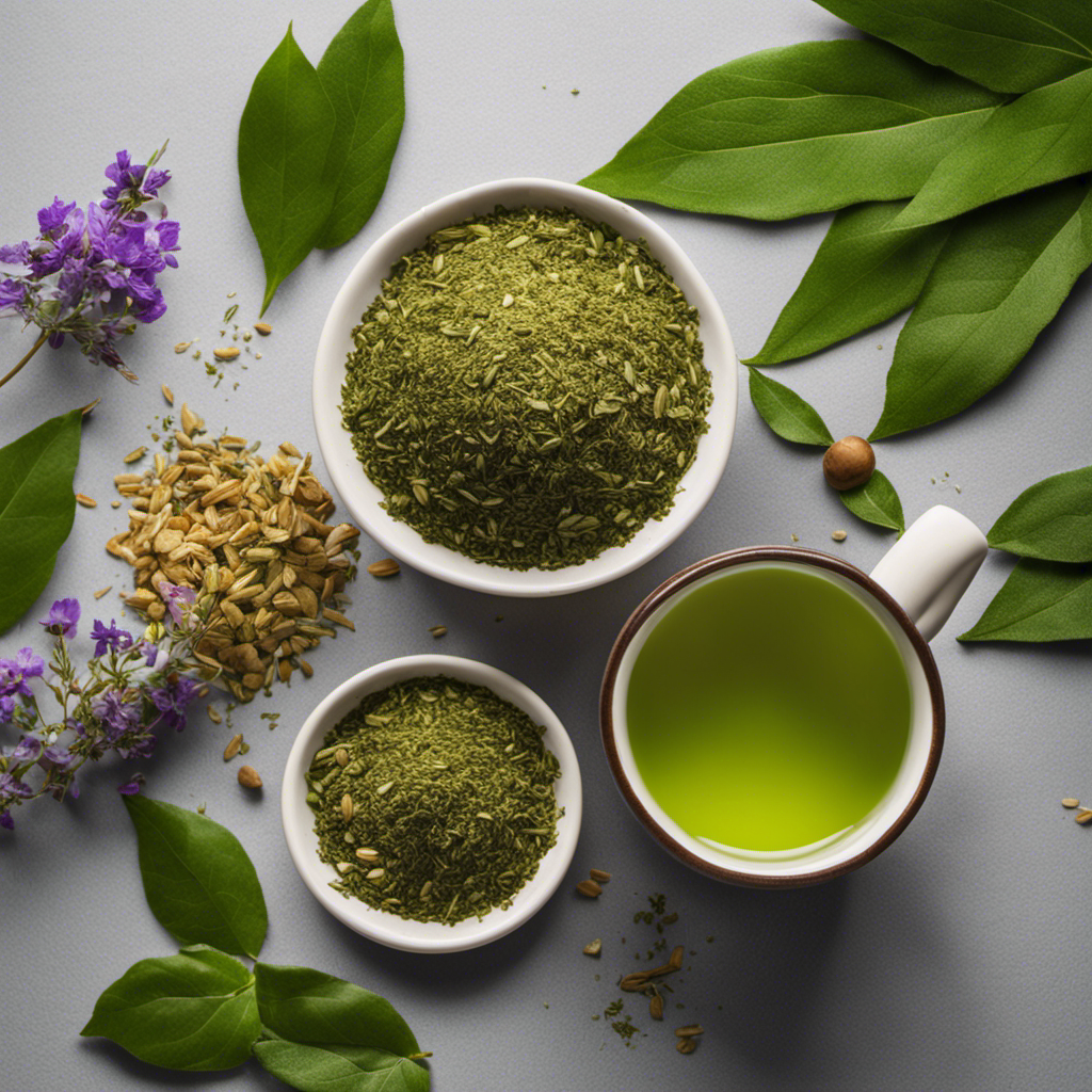 An image showcasing a cup of vibrant green Yerba Mate, brimming with antioxidants and nutrients