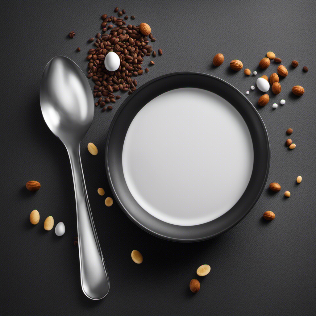 An image showcasing the precise measurement of teaspoons needed to achieve the equivalent of 22 calories in Similac Sensitive when mixed with water