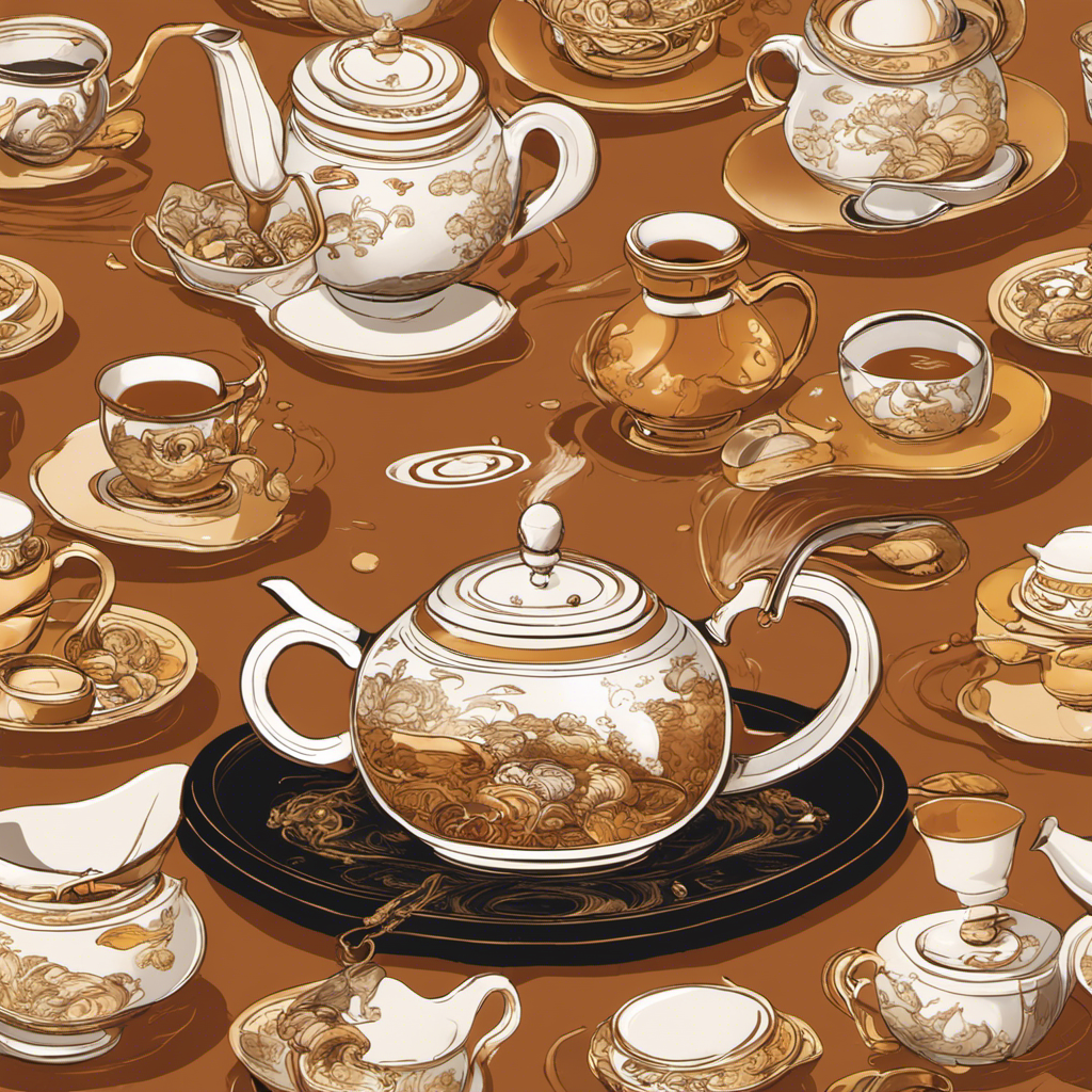 An image showcasing the art of making Oolong tea like a barista