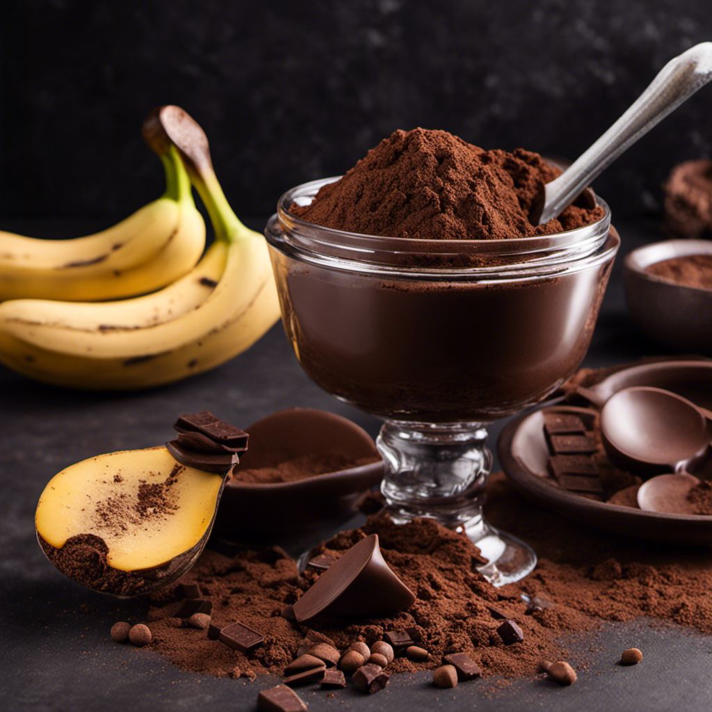 An image showcasing a hands-on guide to using raw cacao powder