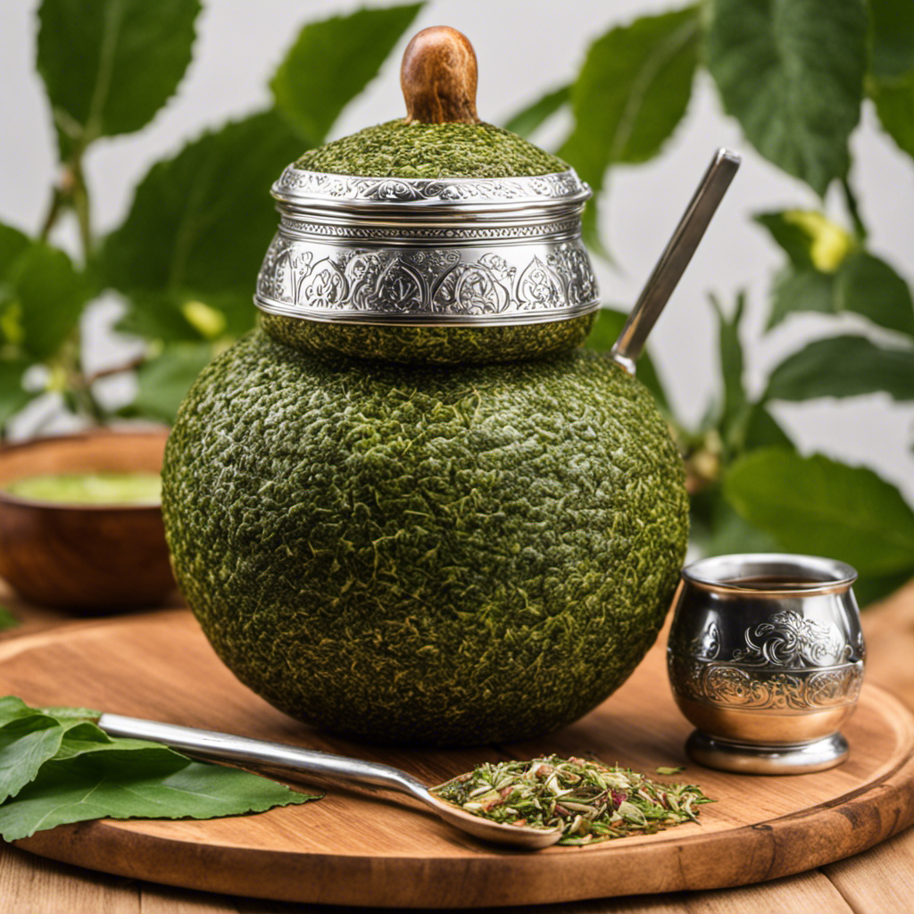 An image showcasing the traditional way of consuming Yerba Mate