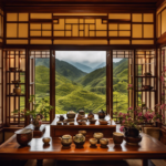 A captivating image showcasing the vibrant Taiwanese Oolong Tea culture in the Bay Area