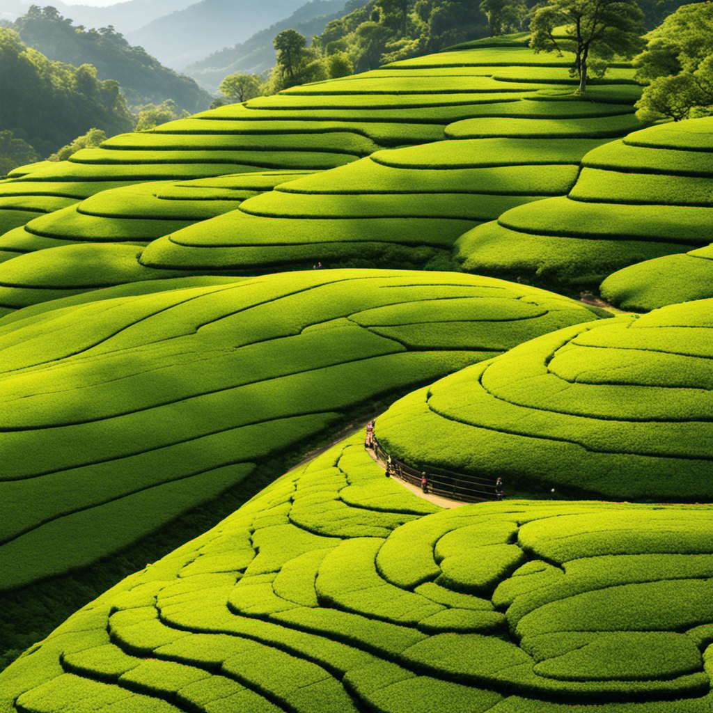 An image showcasing the captivating world of sencha tea