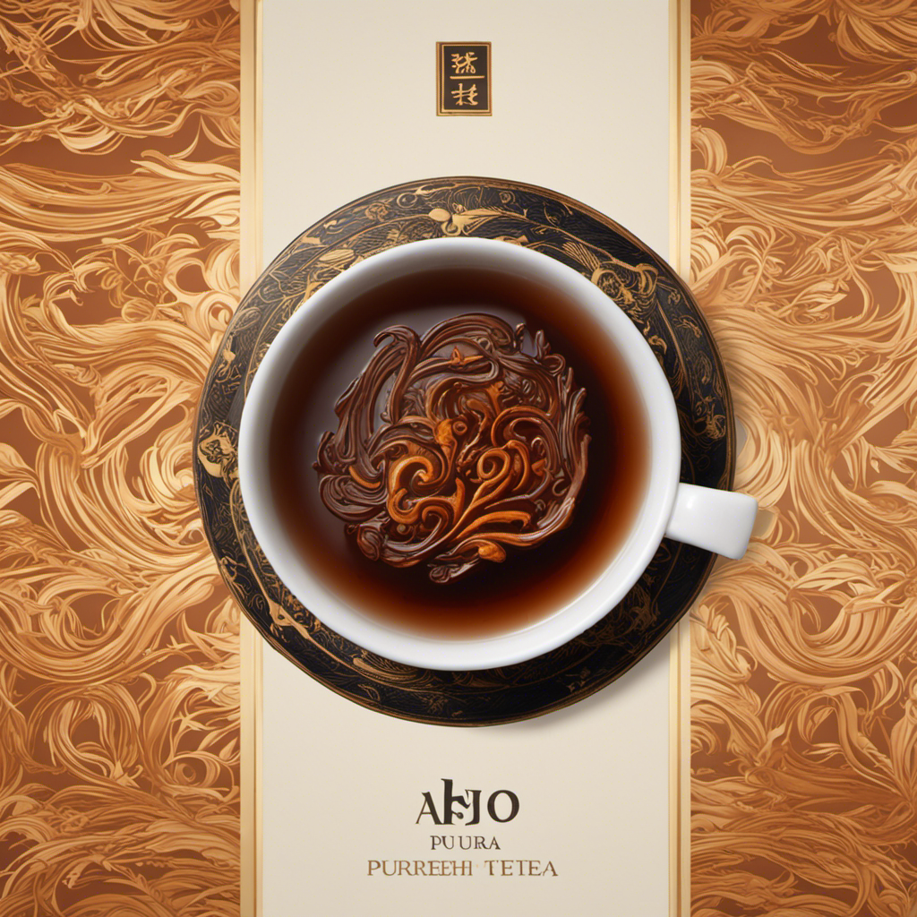 An image capturing the essence of Shou Puerh tea, showcasing its unique flavors
