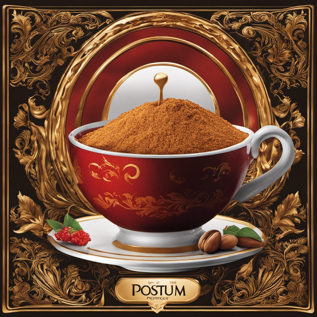 An image that portrays the essence of Postum, capturing its rich aroma and warm, roasted flavor