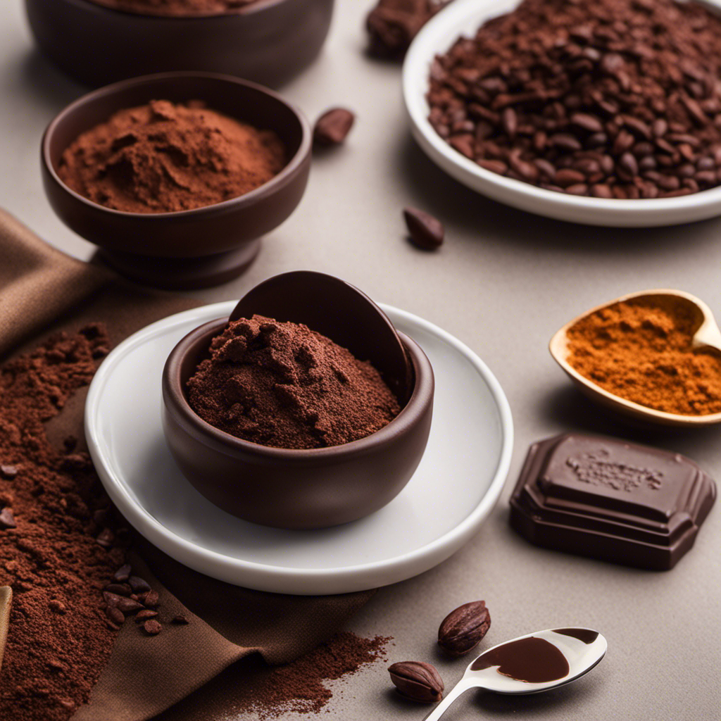 An image showcasing the rich, velvety texture of raw cacao paste