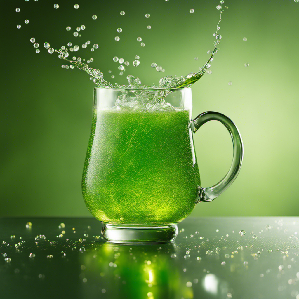 An image showcasing the effervescence of Sparkling Yerba Mate