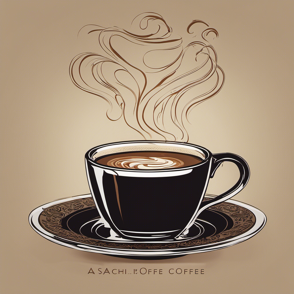 An image showcasing a steaming cup of rich, dark espresso, its velvety crema cascading over the edges