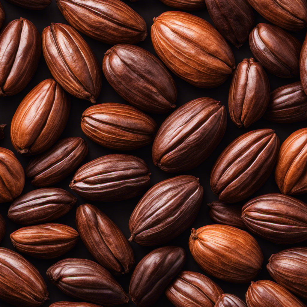 An image featuring a close-up of a raw food world cacao bean