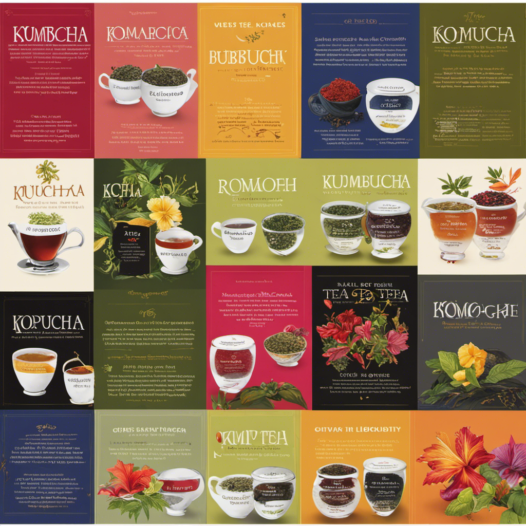 An image showcasing a variety of loose tea leaves, including black, green, and white tea, alongside herbal options like hibiscus and ginger