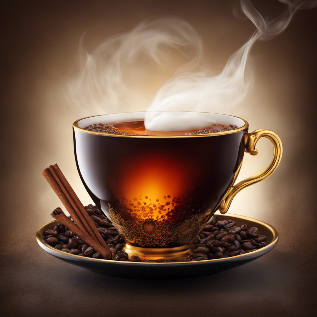 An image depicting a steaming cup of Postum, its rich aroma enveloping the cozy room