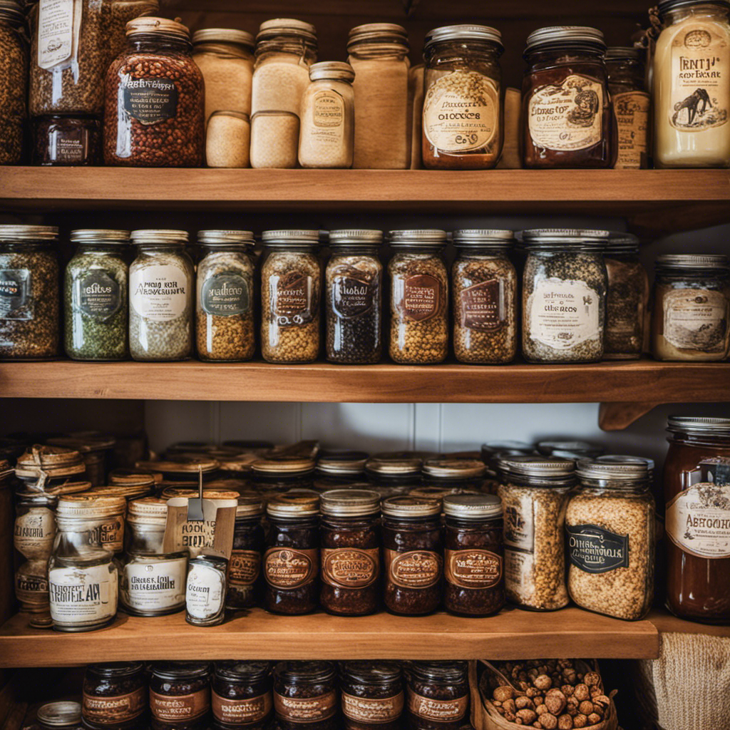 An image showcasing a cozy corner of a local grocery store in Utah County, featuring a neatly organized shelf stacked with jars of aromatic Postum, inviting readers to discover where this beloved beverage can be found nearby