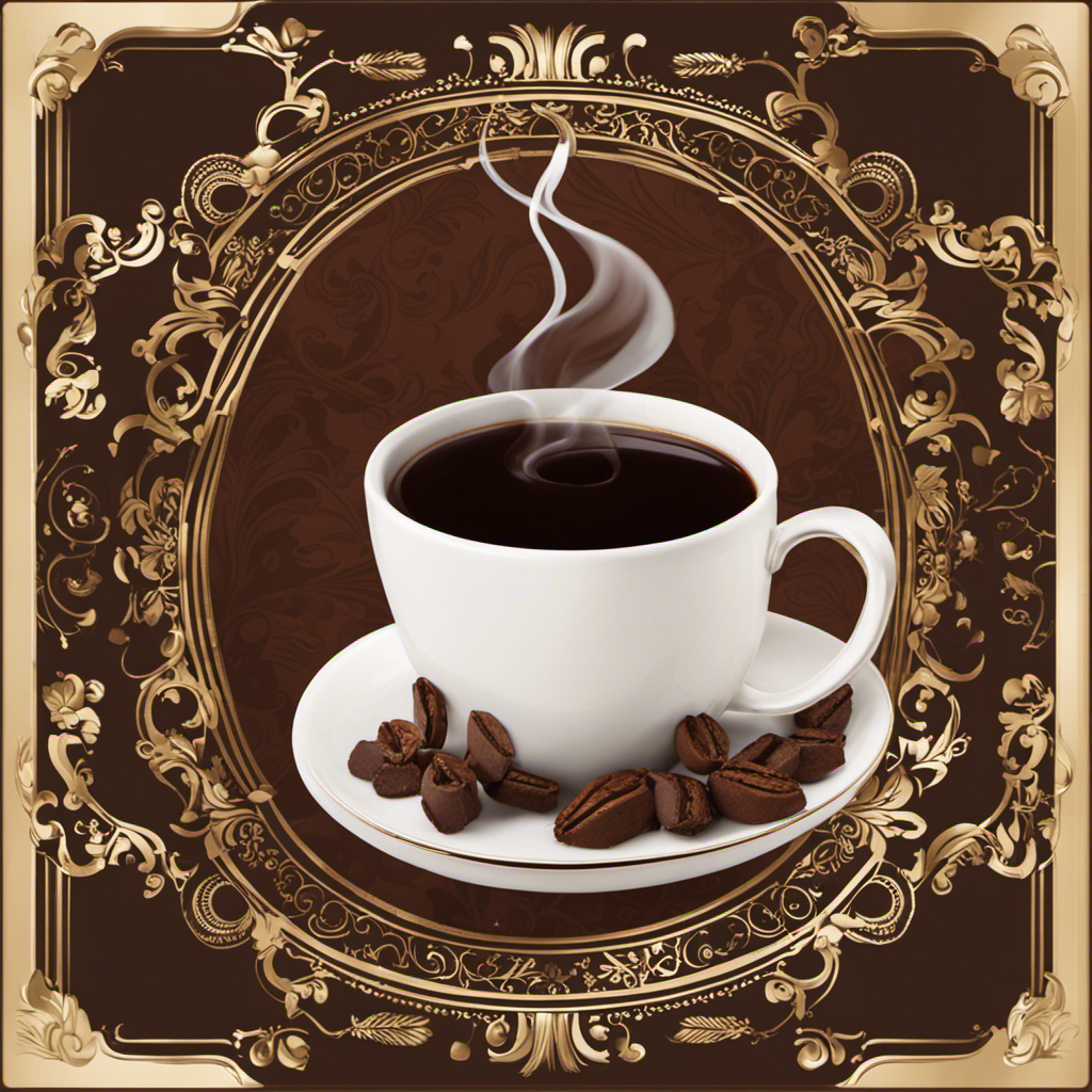An image that showcases a steaming cup of French Roast coffee, its rich aroma enveloping the air