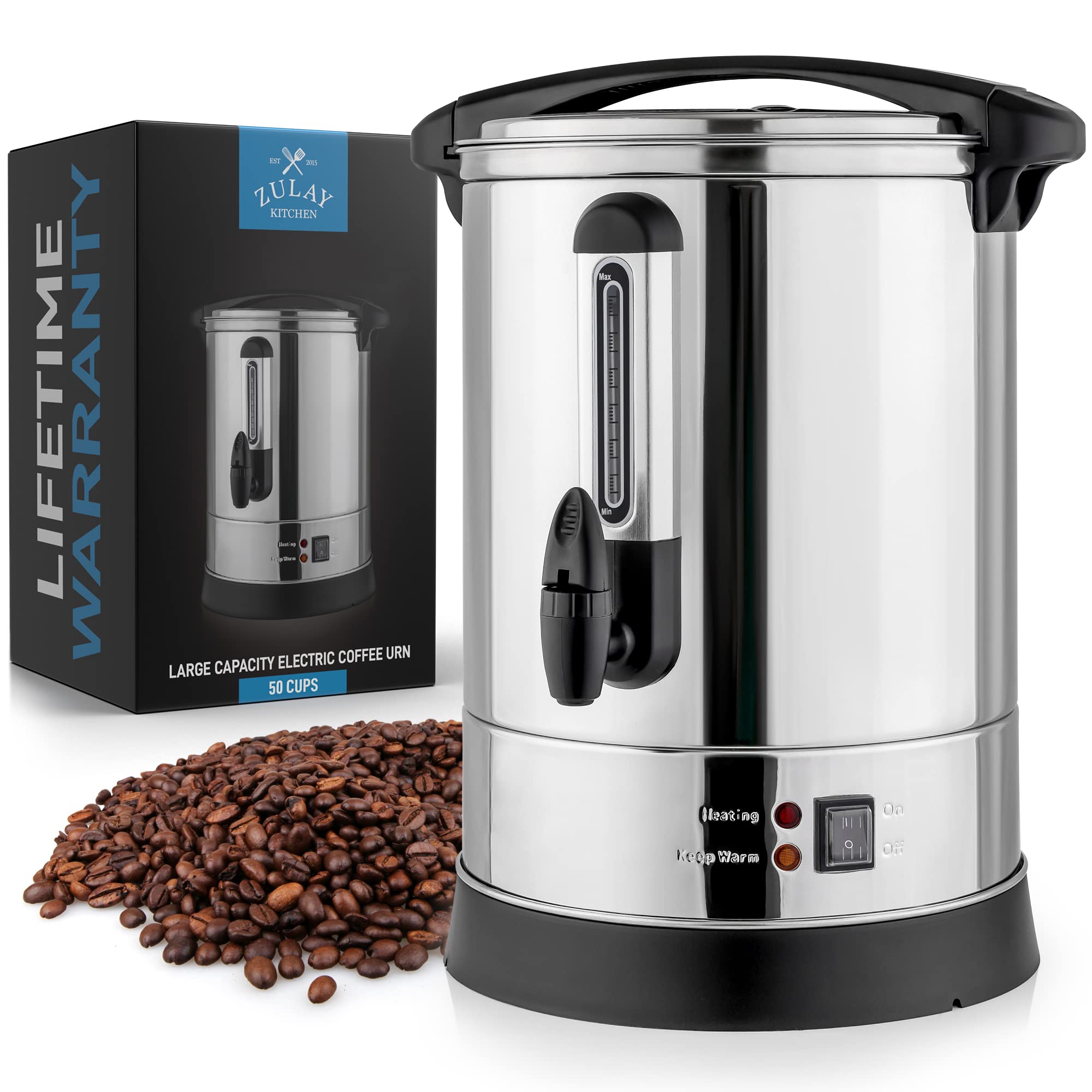 Zulay Premium 50 Cup Commercial Coffee Urn