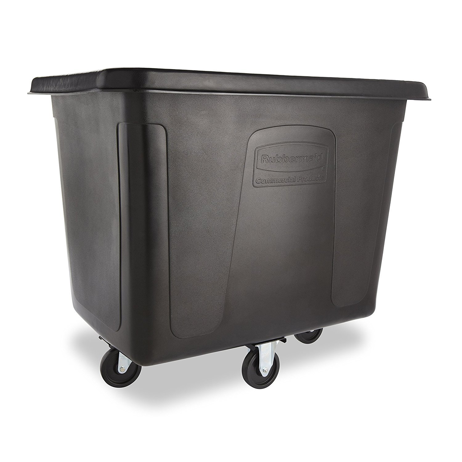 Rubbermaid Commercial MDPE 102.9-Gallon Laundry and Waste Collection Cube Truck