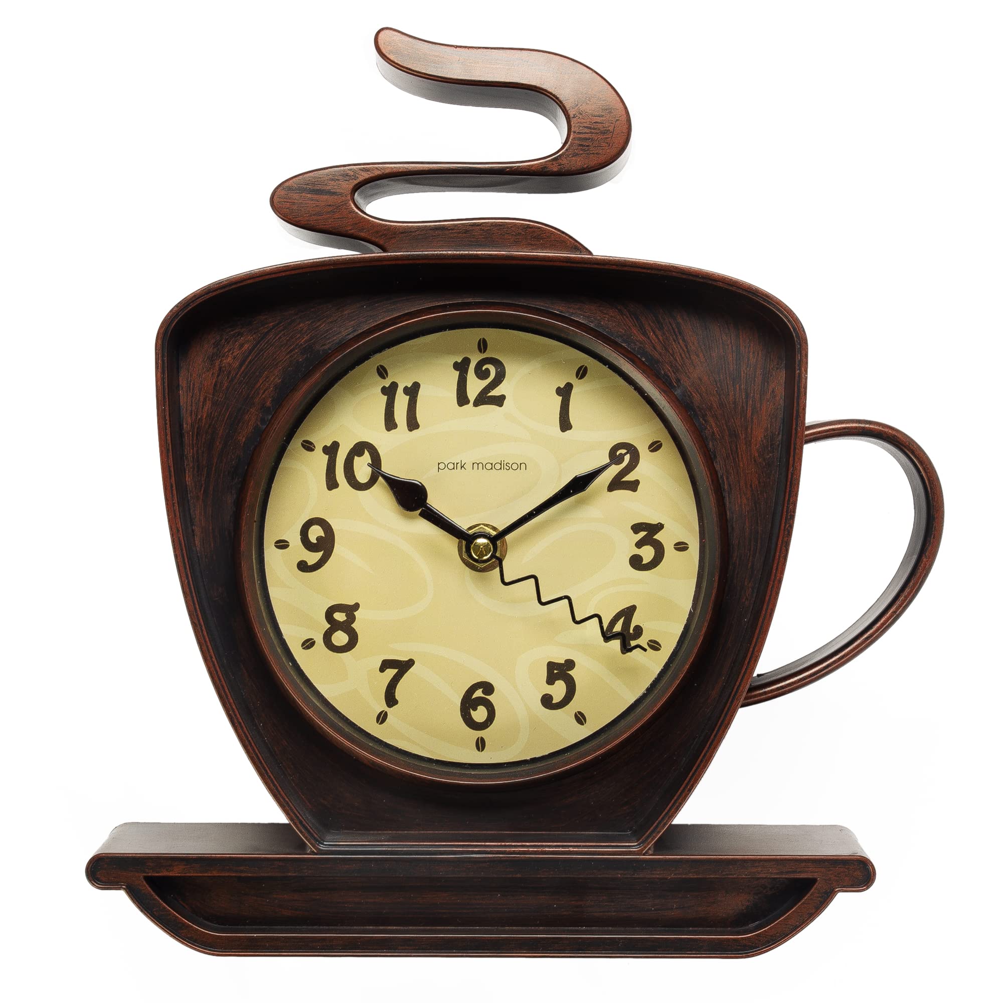 Park Madison Coffee Cappuccino Cup Clock