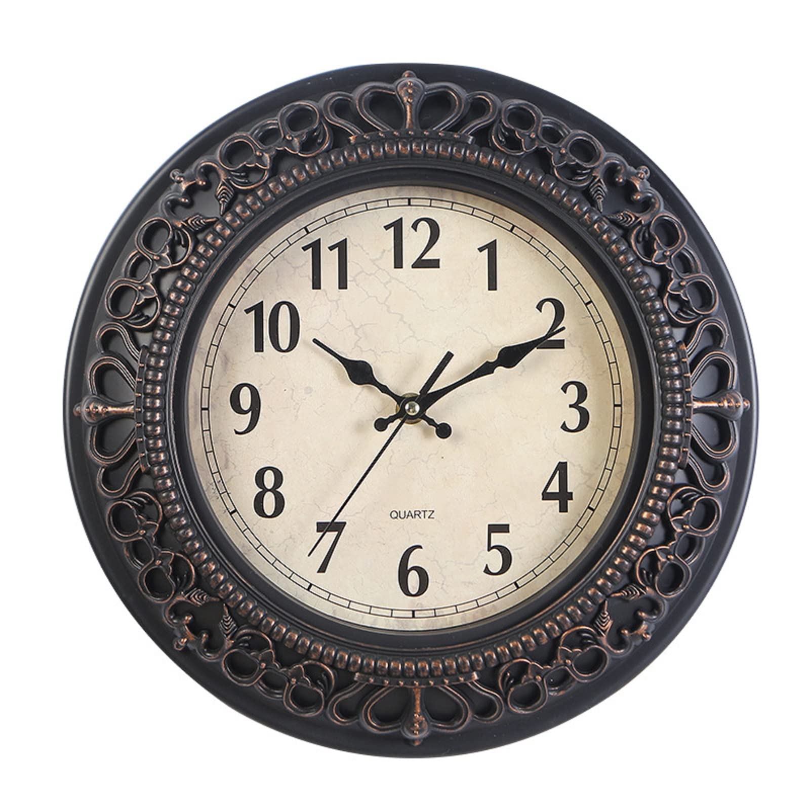 Tebery 12-Inch Silent Retro Quartz Clock