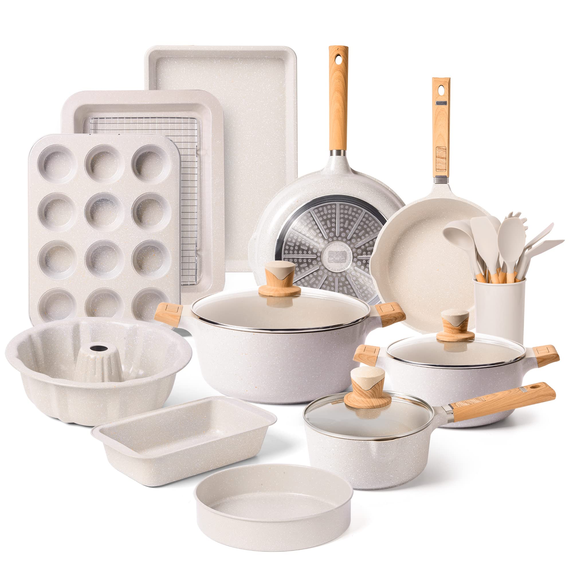 VONIKI Cookware and Bakeware Set