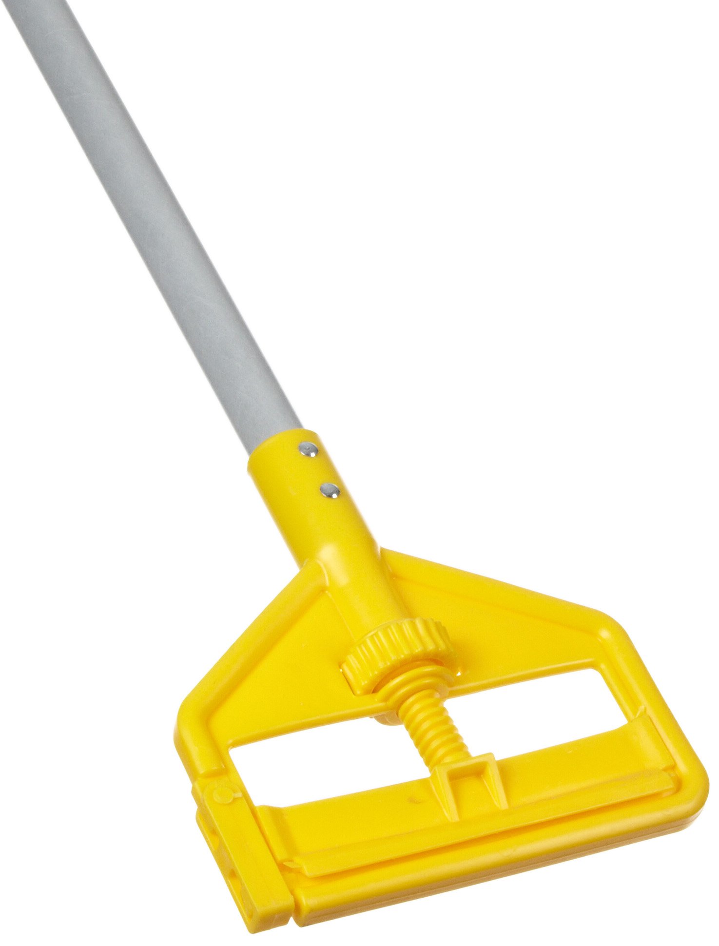 Rubbermaid Commercial Products, Industrial Grade - Fiberglass Wet Mop Holder Handle Stick for Floor Cleaning Heavy Duty, 54-Inch, FGH145000000 Invader - Side Gate 54" Fiberglass