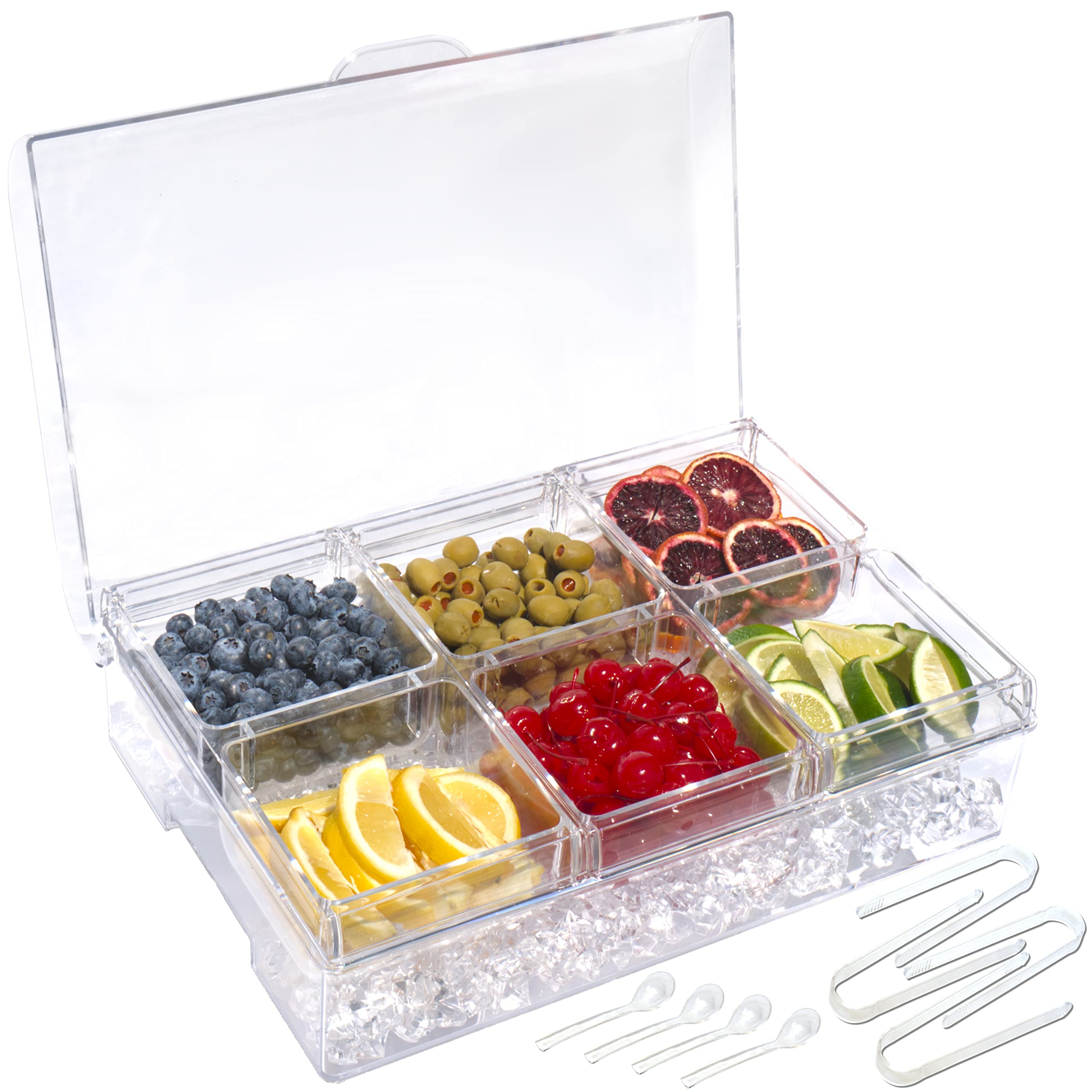 ImpiriLux Ice Chilled Condiment tray