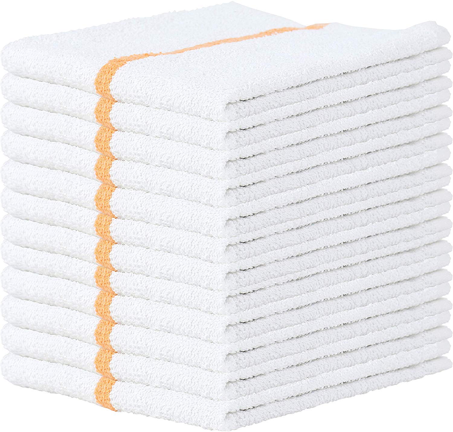 Towels N More 24 Gold Stripe Cleaning Towels