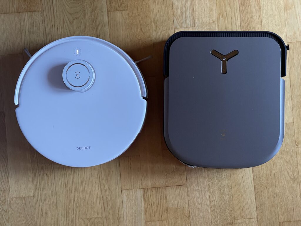 Revolutionary ECOVACS Deebot X2 OMNI Review The Ultimate Vacuum and Mop Robot Powerhouse compared to X1 Omni Top View