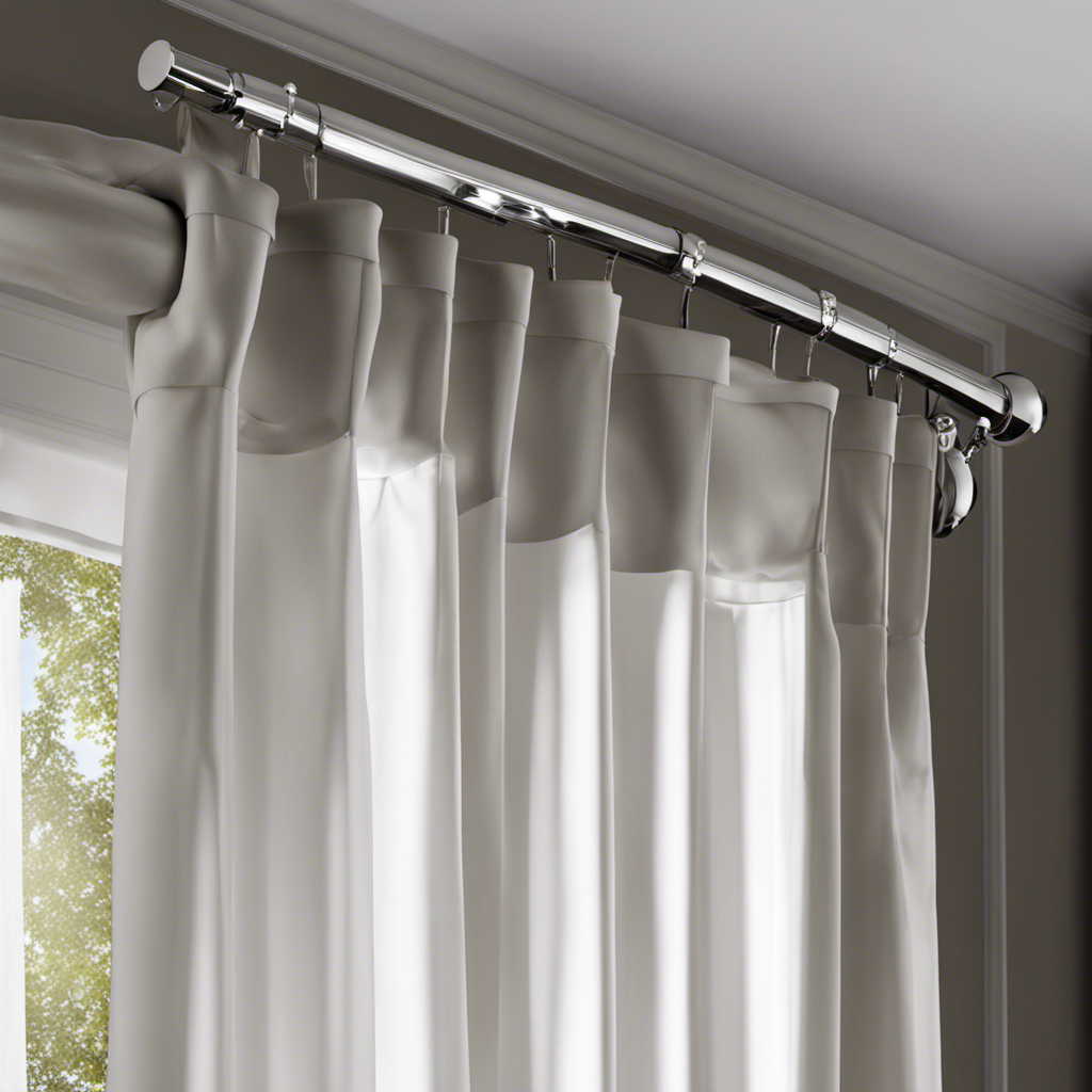 An image showcasing a close-up of the Alskarhem Curtain Rod, highlighting its durability and versatility