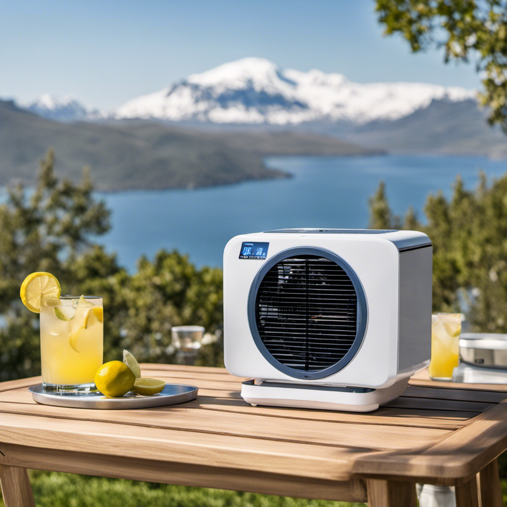 An image showcasing the sleek and compact Arctic Air Pure Chill 2