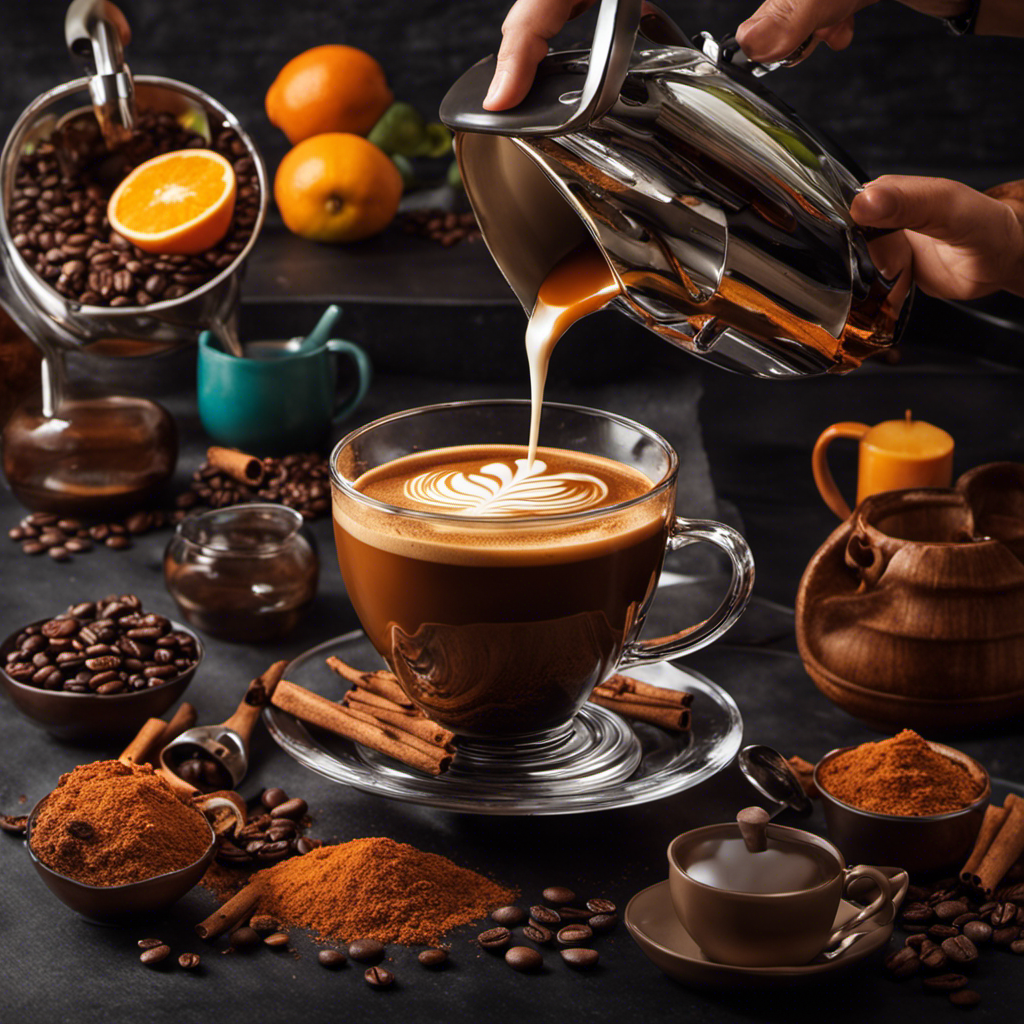 An image capturing the vibrant world of coffee concoctions