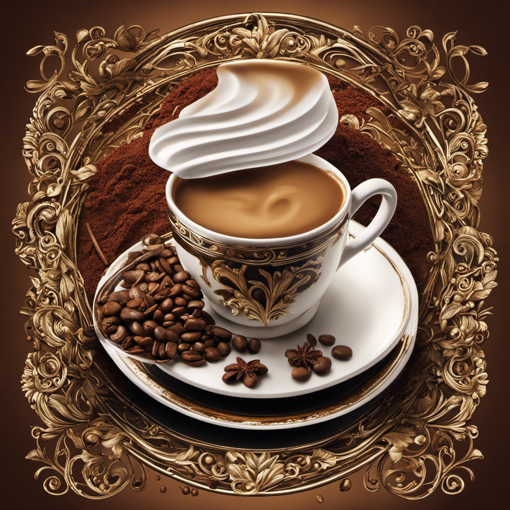 An image showcasing a close-up of a steaming cup of Ryze Mushroom Coffee, brimming with rich earthy tones