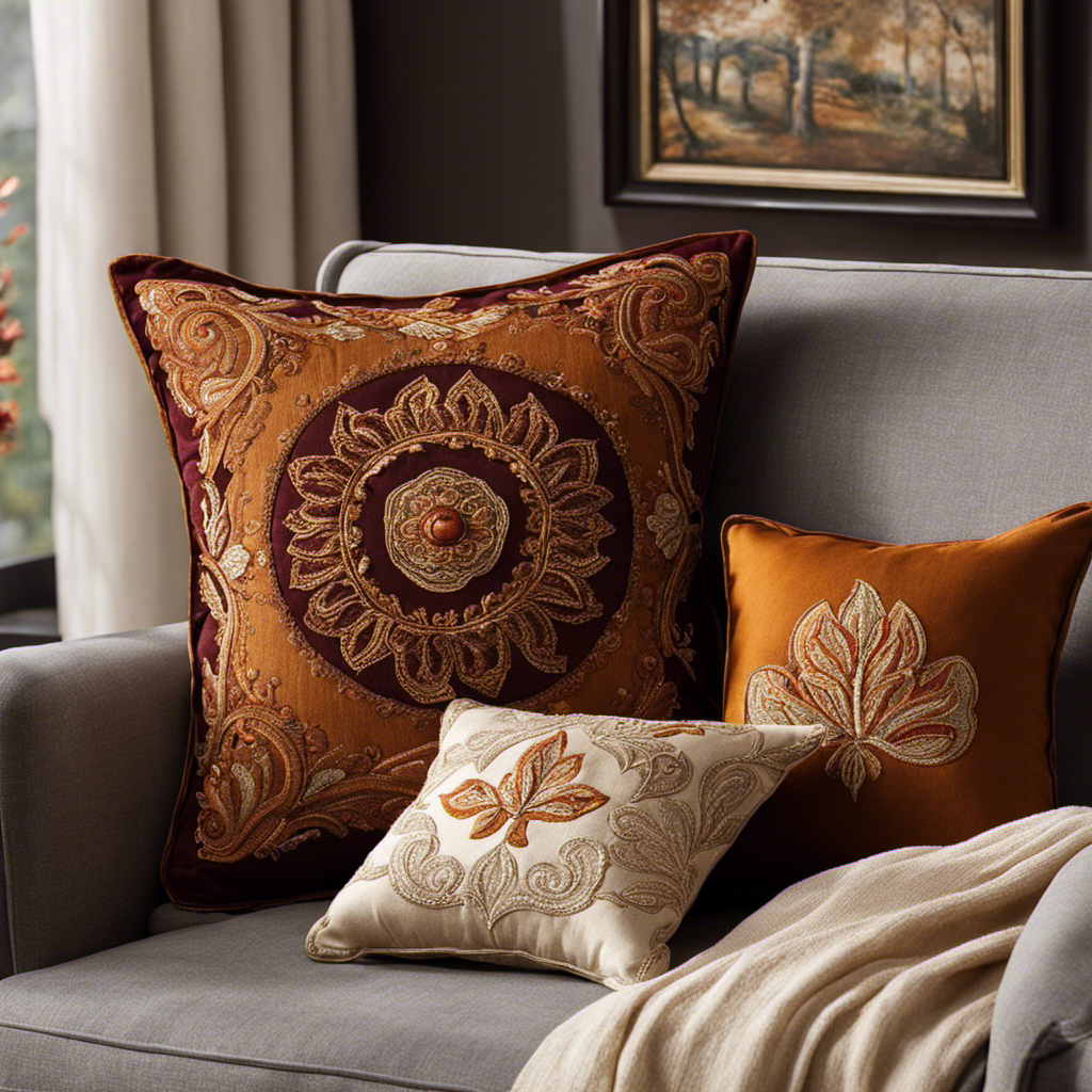 An image showcasing the exquisite craftsmanship of GEEORY Fall Pillow Covers