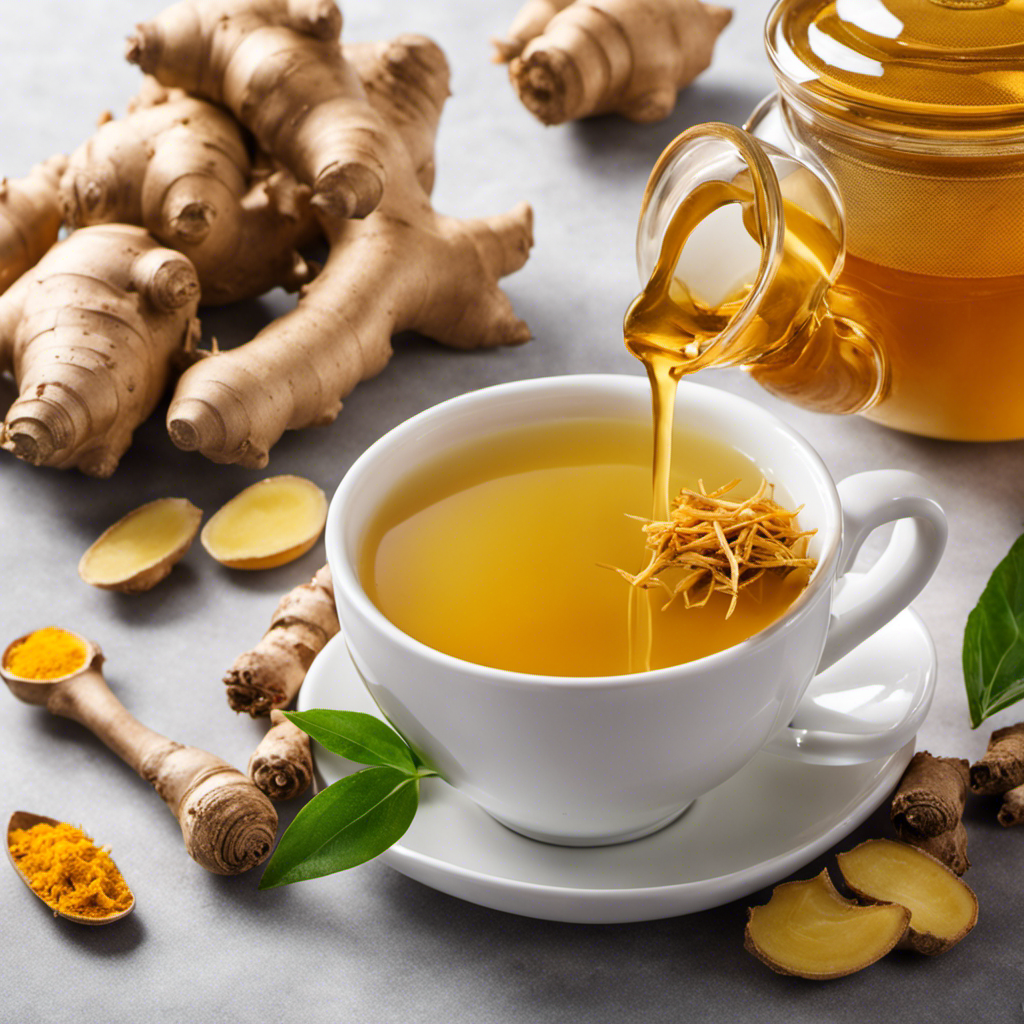 An image capturing the soothing essence of ginger and turmeric tea for arthritis relief