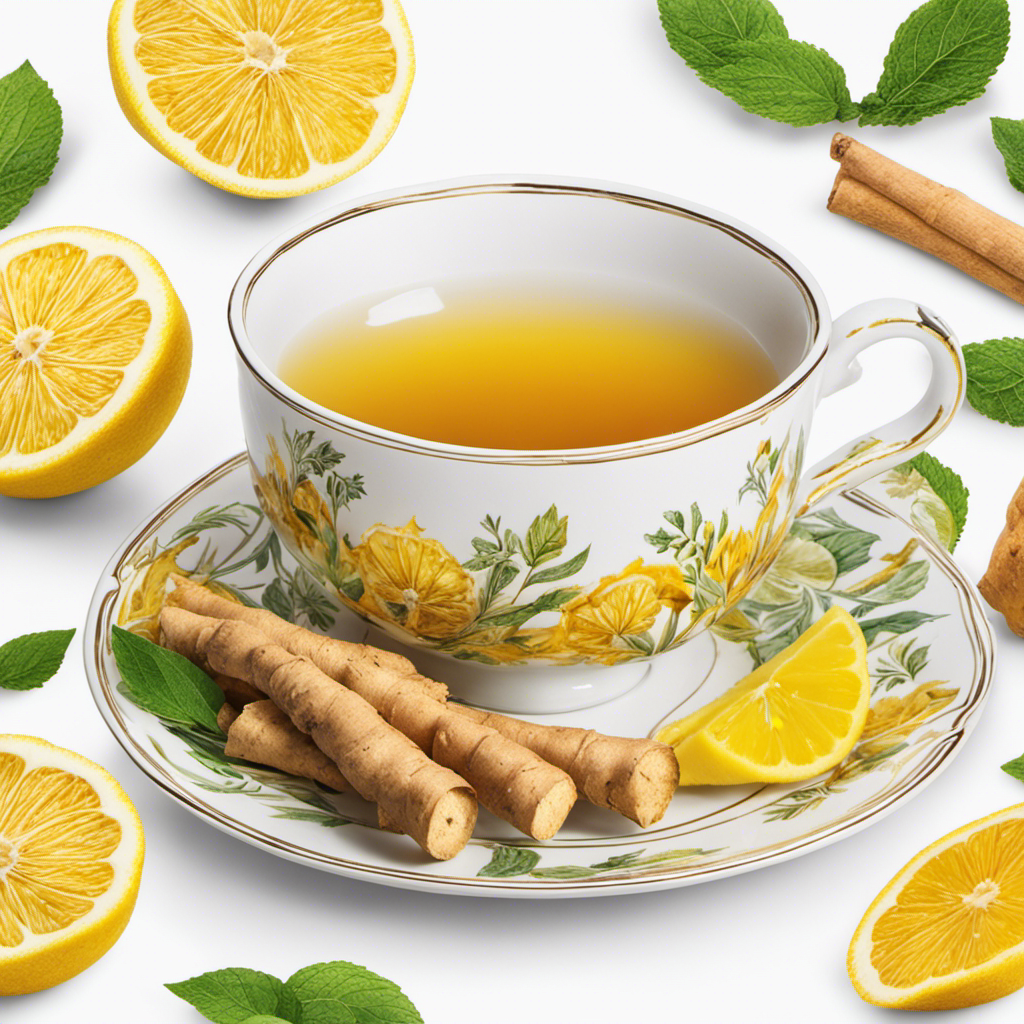 An image that captures the soothing power of ginger turmeric tea for nausea relief