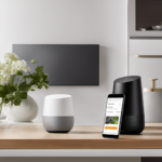 An image capturing a smartphone screen showing the Ecovacs app open, with the Google Home app in the background, demonstrating the seamless connection process between the two devices