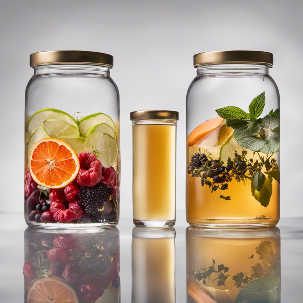 An image showcasing two glass jars side by side