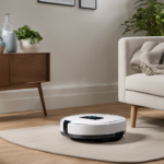 An image depicting a person happily guiding their Ecovacs robot to clean various rooms in a cozy home