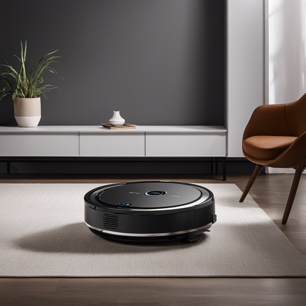 An image showcasing the sleek and modern design of the Lefant M210 Pro Robot Vacuum Cleaner