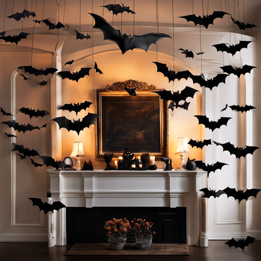 An image showcasing LUDILO's 120pcs Bats Halloween Decoration Review