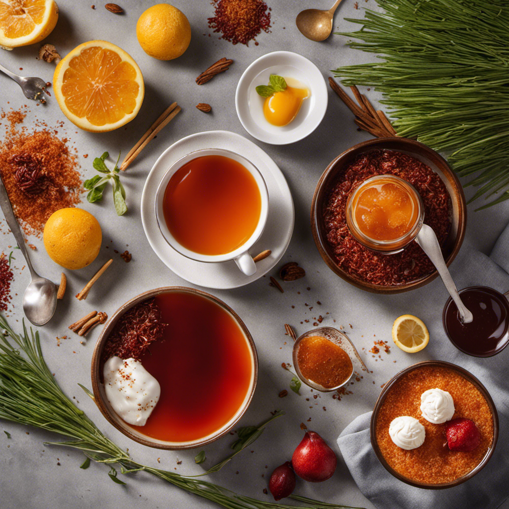 An image showcasing a vibrant spread of mouthwatering Rooibos recipes