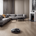 An image showcasing the Roborock Q Revo in action, capturing its powerful vacuuming and mopping abilities