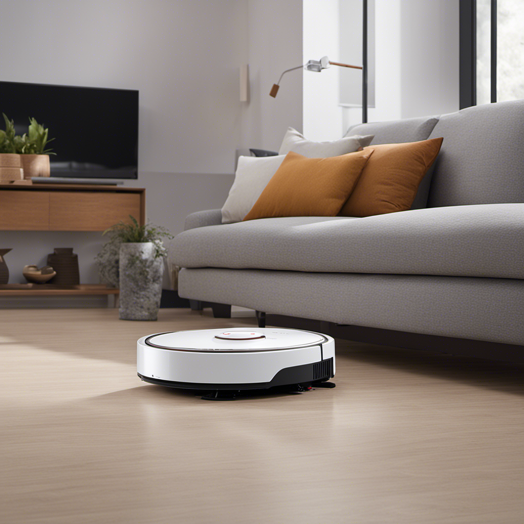 An image that showcases the Roborock S8 in action, capturing its powerful vacuuming and mopping capabilities