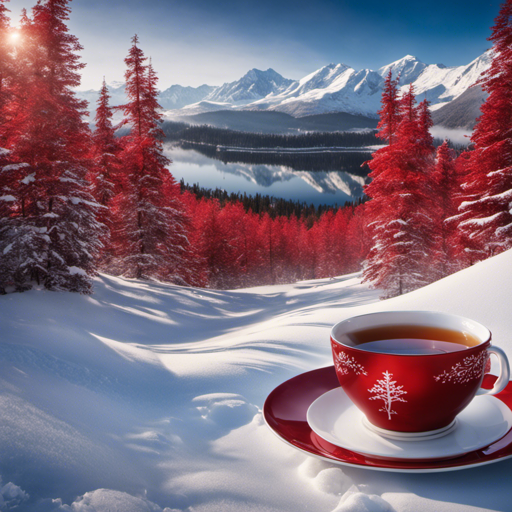An image showcasing the magical allure of Siberia's Kargasok tea
