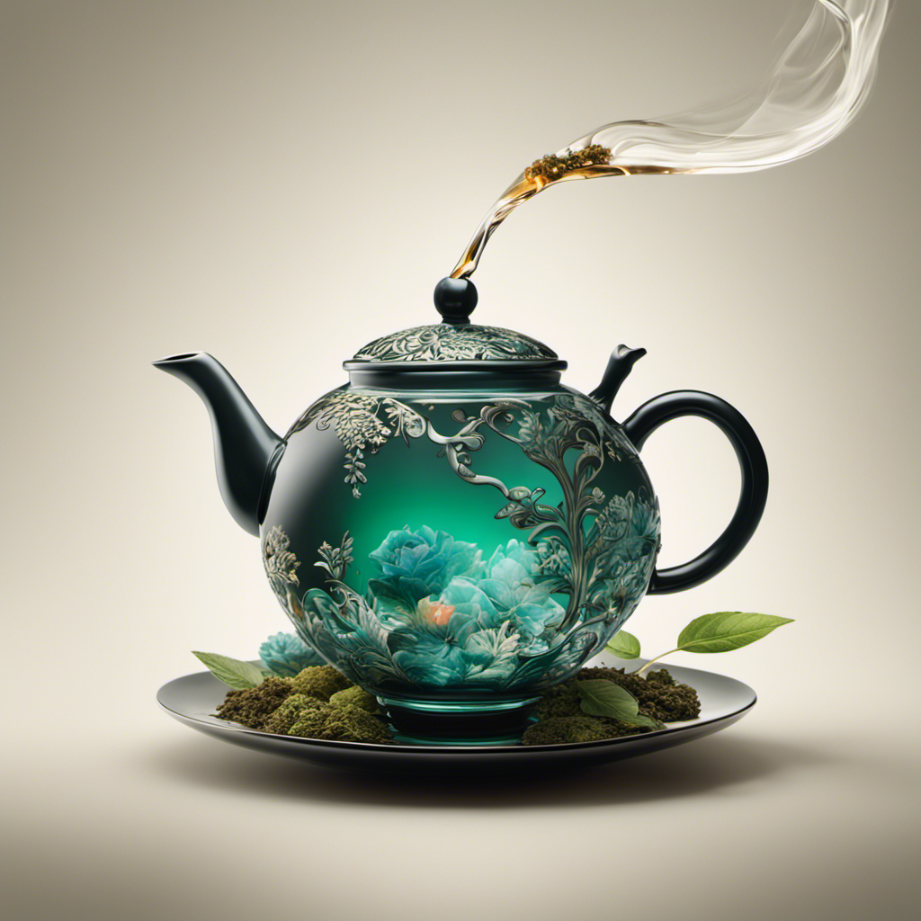 An image displaying the intricate art of tea brewing