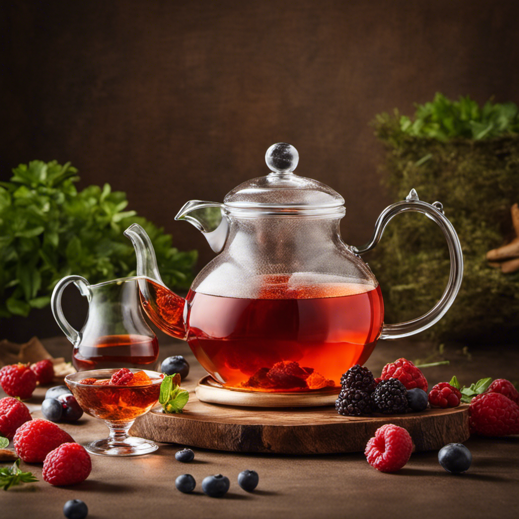 An image showcasing the exquisite pairing of Rooibos Tea