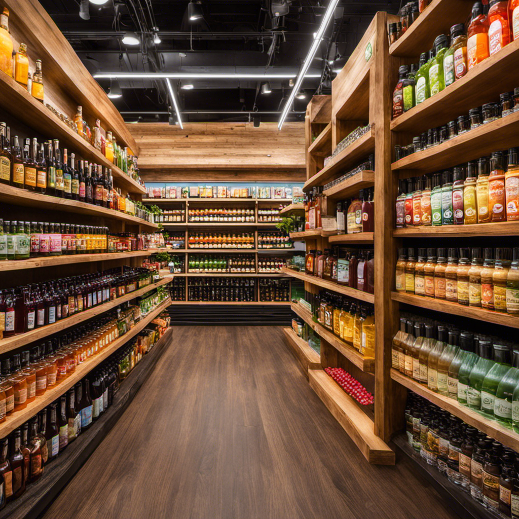 An image capturing the vibrant interior of a health food store in Spokane, Washington