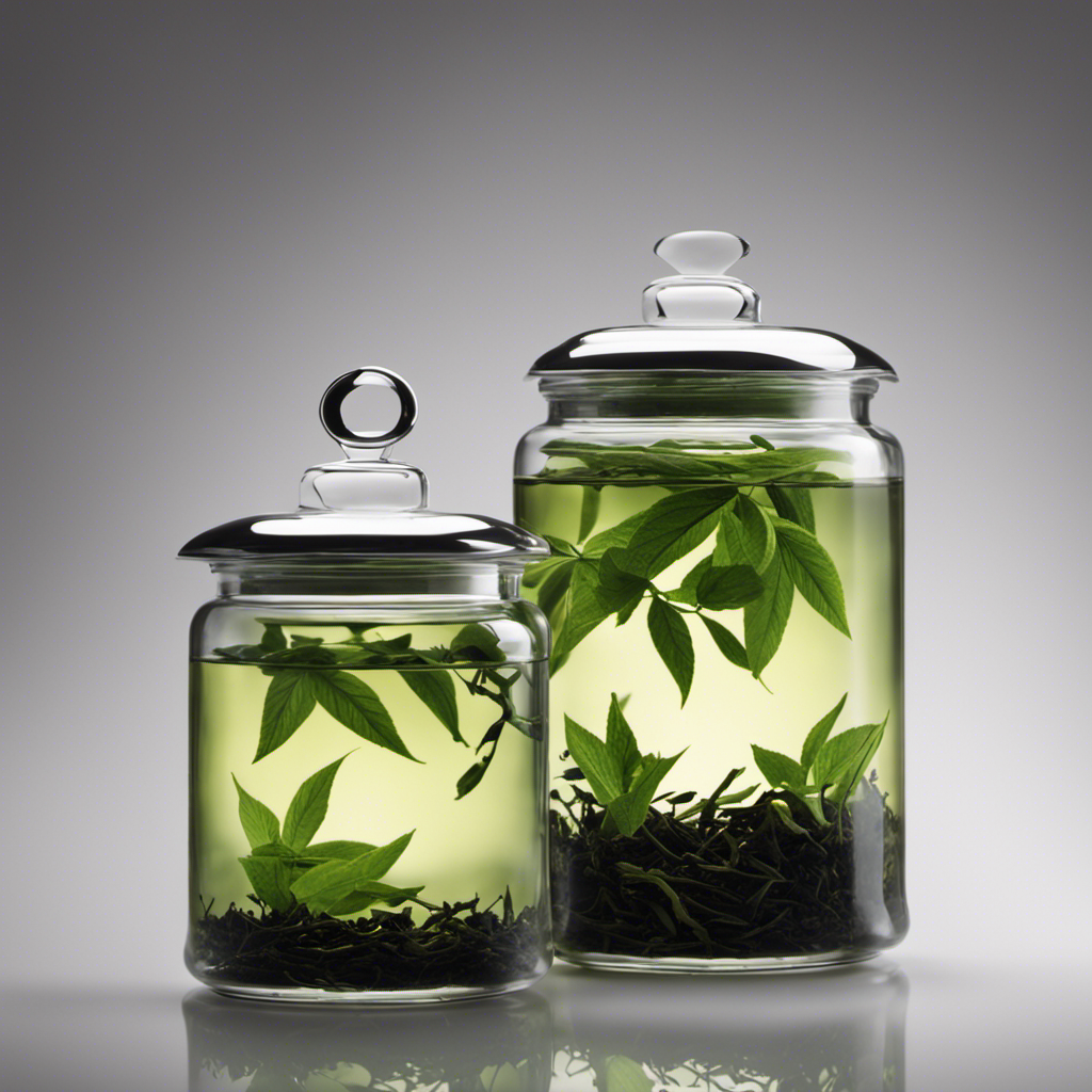An image of two glass jars side by side