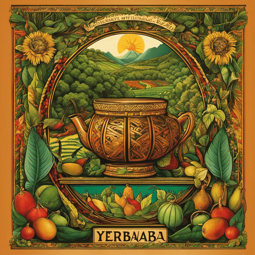 An image showcasing the rich history of yerba mate production