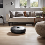 An image showcasing Ecovacs Debot and Neato Connected robot vacuums side by side, highlighting their sleek designs, advanced navigation systems, and efficient cleaning capabilities
