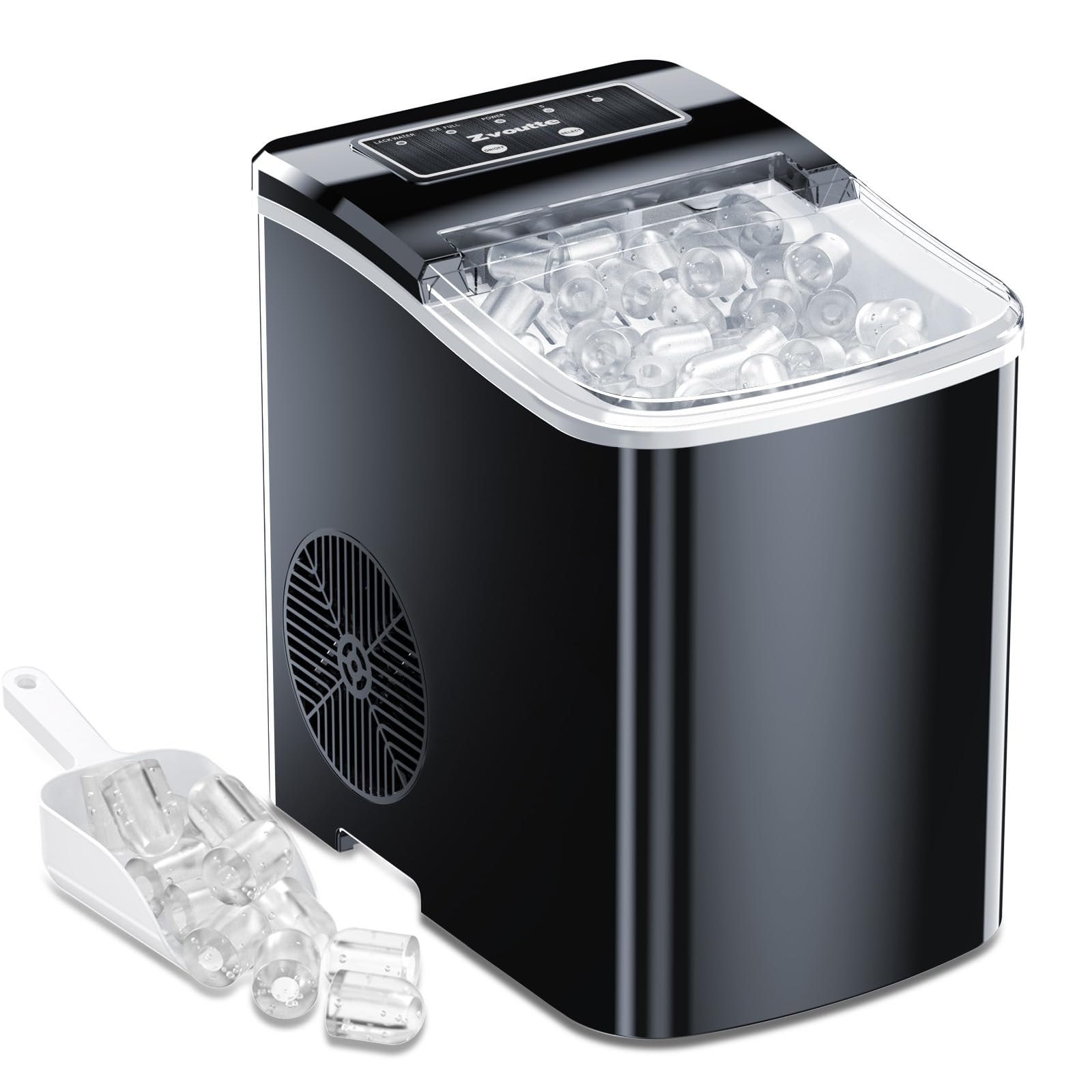 Zvoutte Portable Countertop Ice Maker Machine
