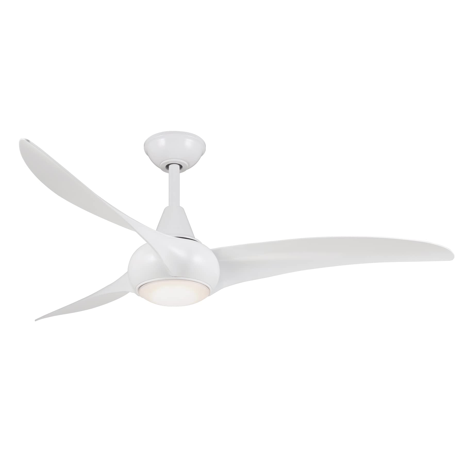 Minka-Aire F844-WH, Light Wave, 52" Ceiling Fan, White